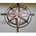 Nautical COMPASS ROSE  WALL ART DECOR   48" copper/bronze plated   152985088299